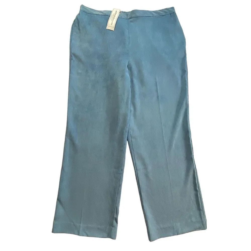 Alfred Dunner Women’s Size 18 Plush Ave Pants in ICE BLUE